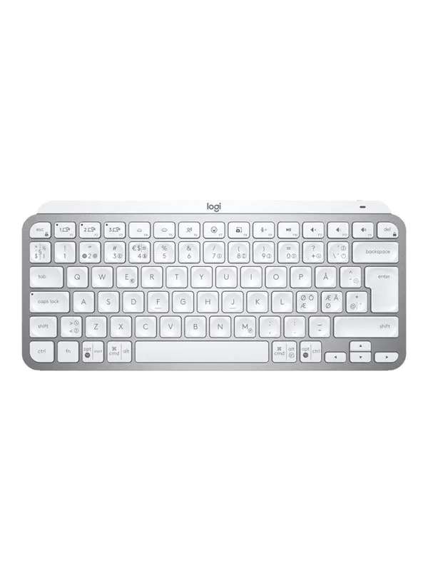 Logitech MX Keys Mini for Business - Tangentbord - Nordisk - Grå