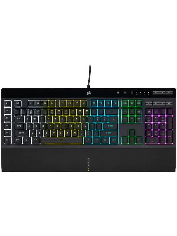 Corsair K55 RGB PRO - Gaming Tangentbord - Nordisk - Svart