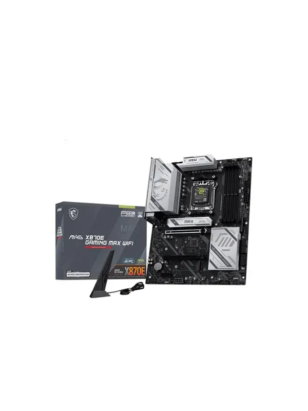MSI MAG X870E GAMING MAX WIFI Moderkort - AMD X870E - AMD AM5 - DDR5 RAM - ATX