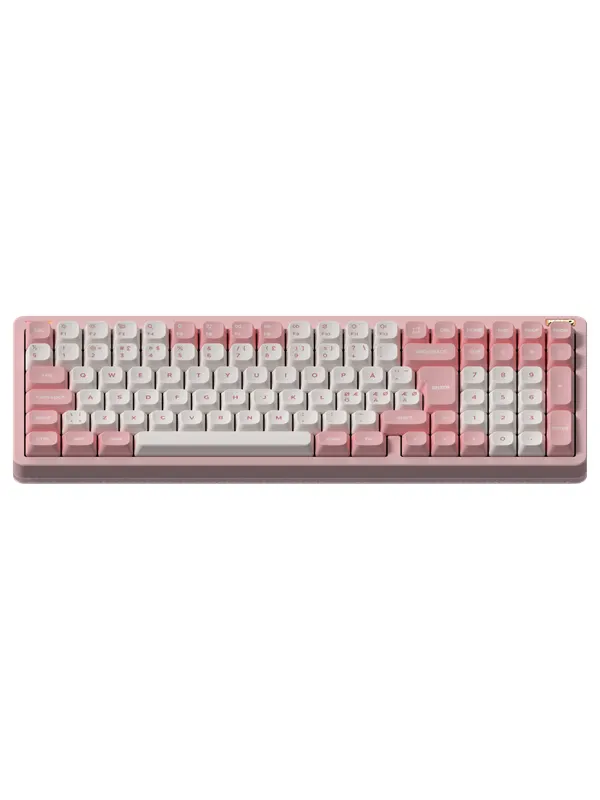NuPhy Halo96 V2 Sakura Fizz - Lemon - Gaming Tangentbord - Nordisk - Rosa