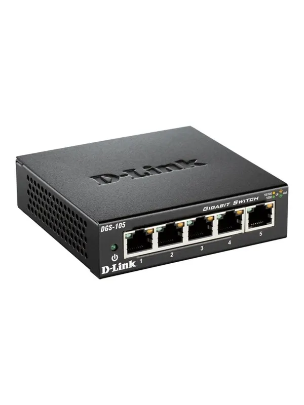D-Link DGS 105 - switch - 5 portar - skrivbords