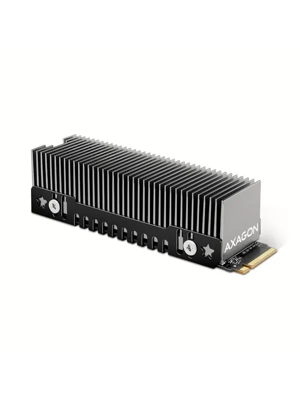 AXAGON Kylfläns i aluminium för M.2 SSD 20 mm