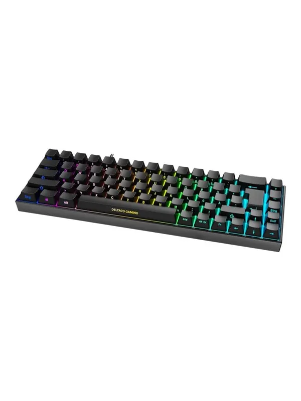 Deltaco GAMING DK440R Wireless Keyboard (DE) - Gaming Tangentbord - Tysk - Svart