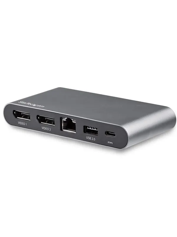 StarTech.com DK30C2DAGPD USB C Dock - 4K Dual Monitor DisplayPort - Mini Laptop Docking Station - 100W Power Delivery Passthrough