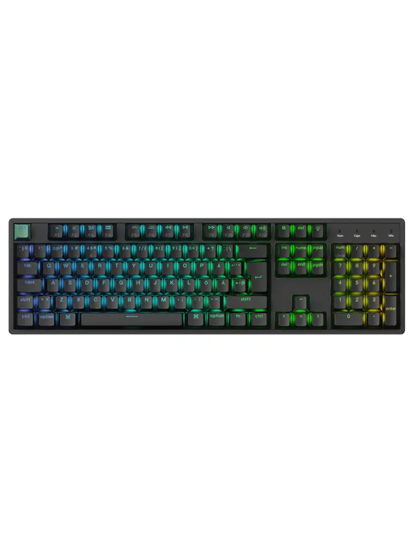 Keychron K10 HE Wireless Tri-Mode - Gaming Tangentbord - Nordisk - Svart