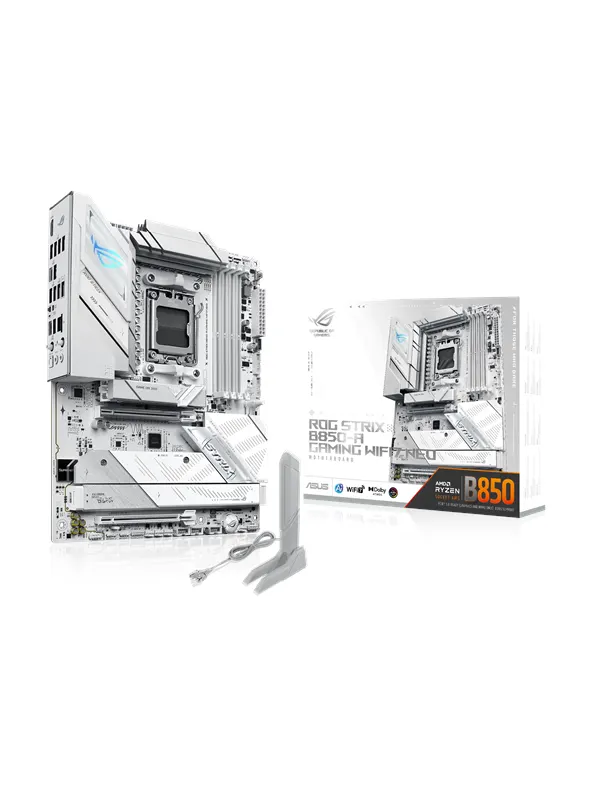 ASUS ROG STRIX B850-A GAMING WIFI7 NEO Moderkort - AMD B850 - AMD AM5 - DDR5 RAM - ATX