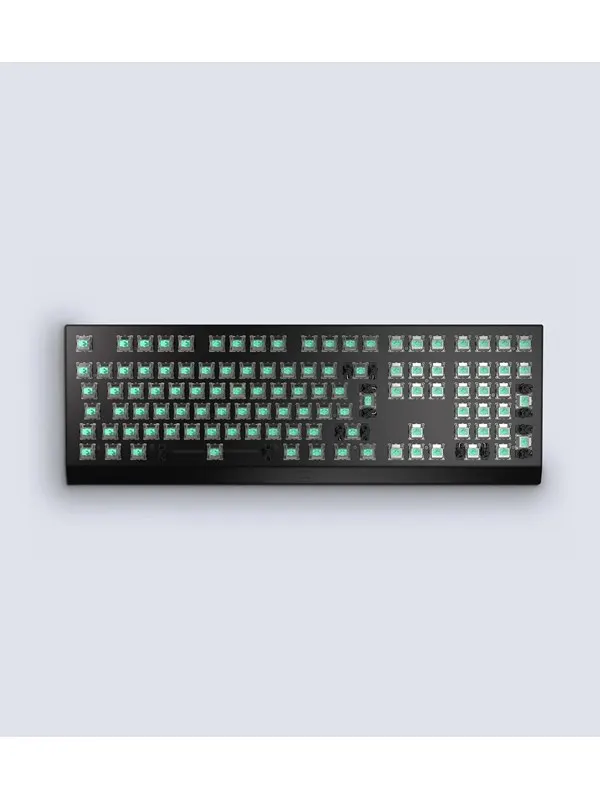Wooting Two HE - ISO - No Keycaps - Linear60 - Gaming Tangentbord - Universal - Svart