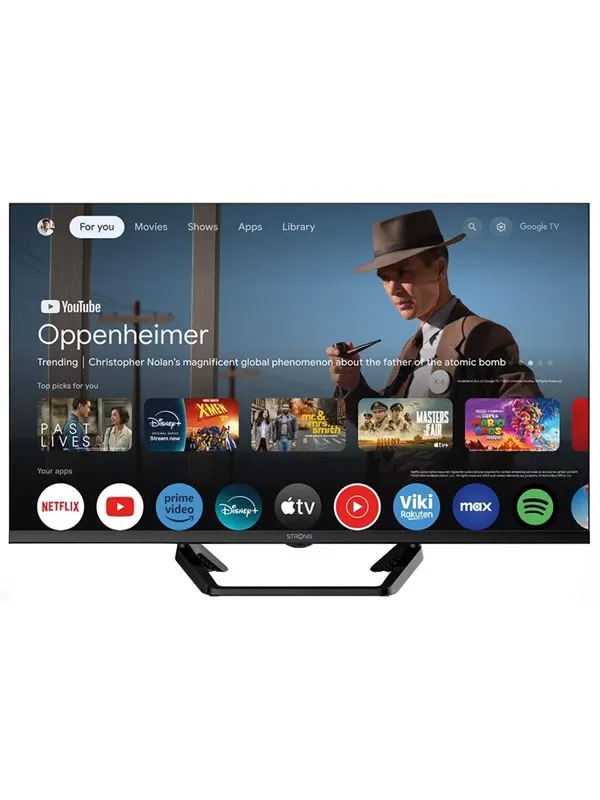 Strong 32" TV LED 720p High Dynamic Range 10 (HDR10) HD 12V GOOGLE TV Central Stand | HDR 10