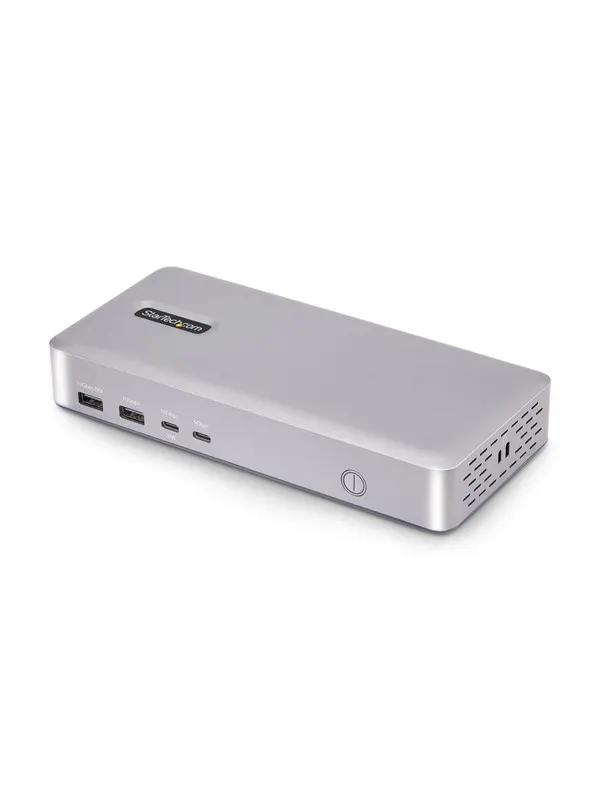 StarTech.com 155UE-USB4-DOCK Dual-Monitor USB4 Docking Station Dual 4K 120Hz or Single 8K 60Hz HDMI 100W Laptop Charging 2.5GbE USB-C