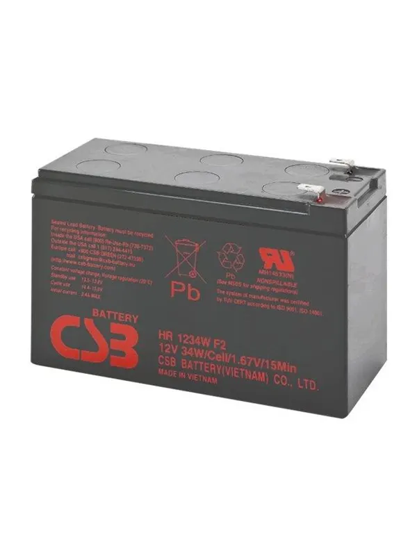 BlueWalker Battery CSB HR1234W AGM 12V/9Ah
