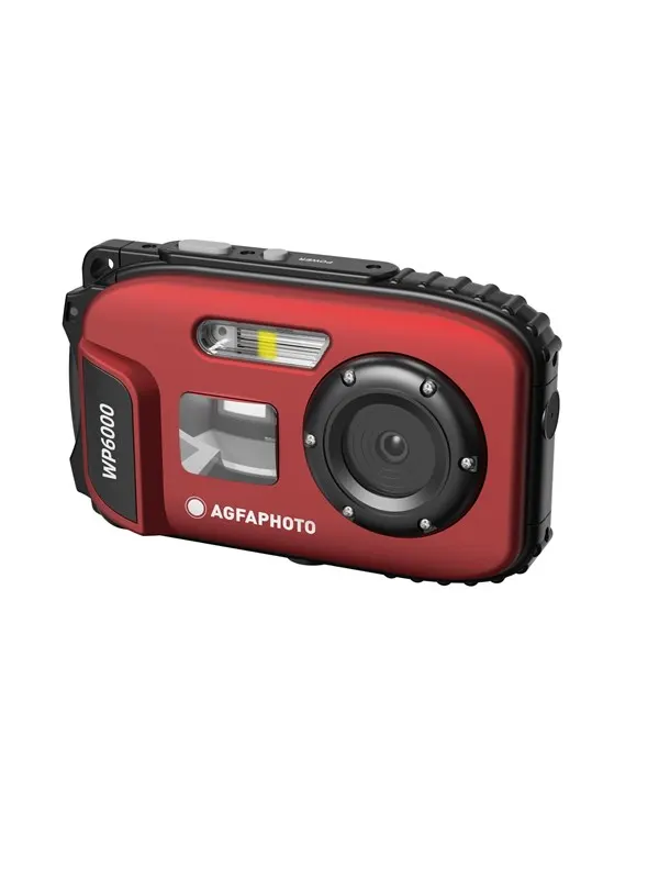 Agfa Photo Realishot WP6000 - Waterproof Compact Digital Camera - Red