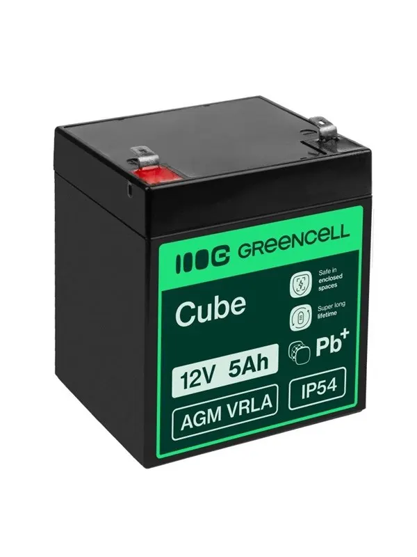 Green Cell AGM 12V 5Ah VRLA Battery Gel deep cycle