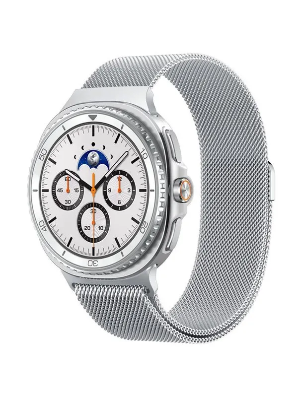 Spigen Metal Fit - silver - Samsung Samsung Galaxy Watch 8 (40/44/46mm)