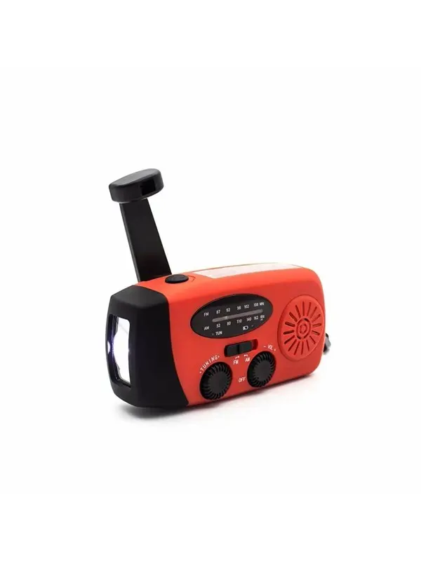 DENVER SCR-2005 - Emergency Radio - Solar - Dynamo - 2000 mAh Powerbank - FM