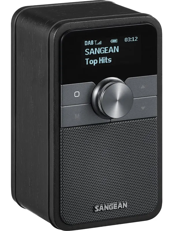 Sangean DDR-8 DAB+/FM-RDS/Bluetooth Radio Midnight Oak - DAB+/FM - Mono - Ek/svart