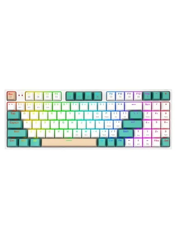 REDRAGON K643GWC-RGB-PRO Veigar Pro keyboard - Gaming Tangentbord - Engelska (US) - Vit