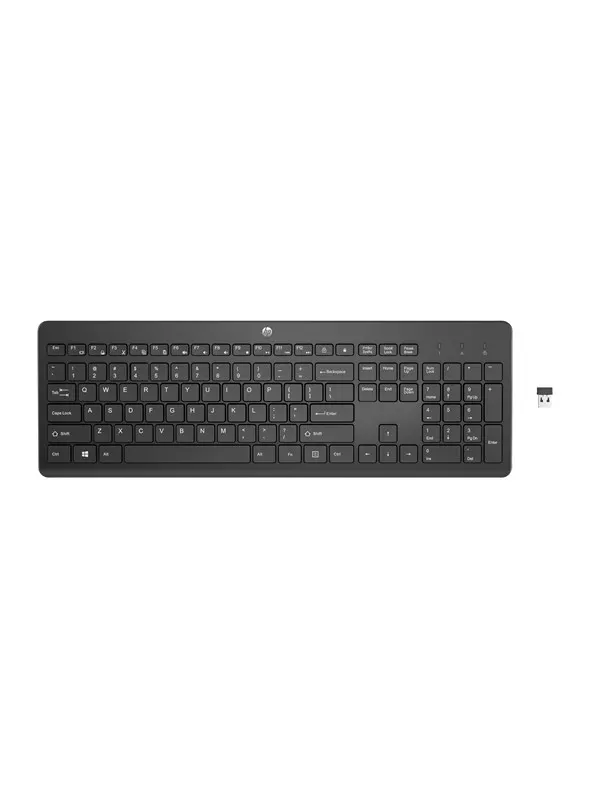 HP 230 Wireless Keyboard Black Nordic - Tangentbord - Nordisk - Svart