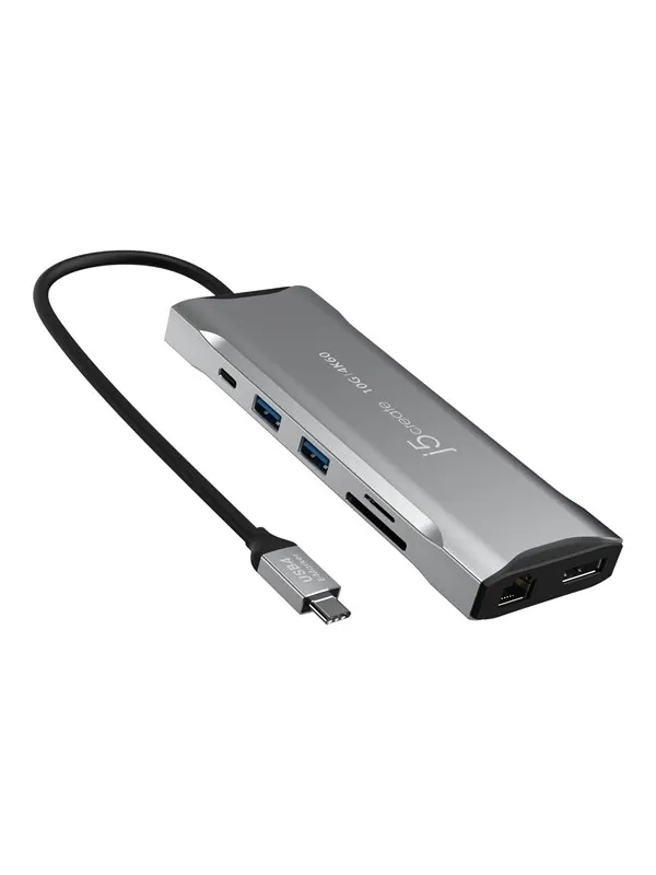 j5create 11-in-1 USB-C Triple-Monitor Dock (with Ethernet and 100W PD)