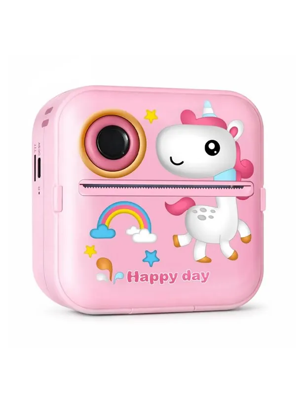 Wozinsky WDT-03 Thermal Printer Camera for Kids - Pink