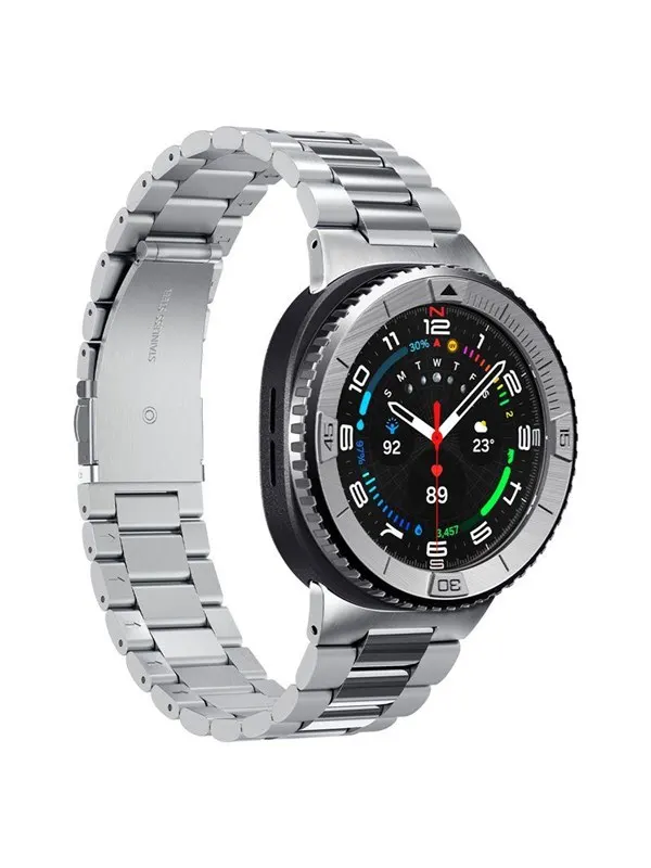 Spigen Bezel Tune (Pilot) - silver - Samsung Galaxy Watch 8 Classic 46mm