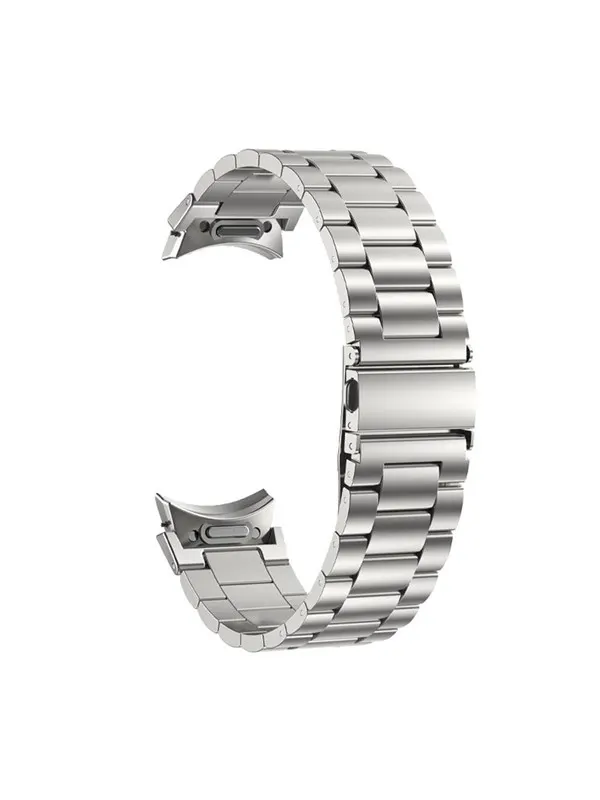 Puro METAL Stainless Steel Strap for Samsung Galaxy Watch 4 / 4 Classic / 5 / 5 Pro / 6 / 6 Classic - Silver
