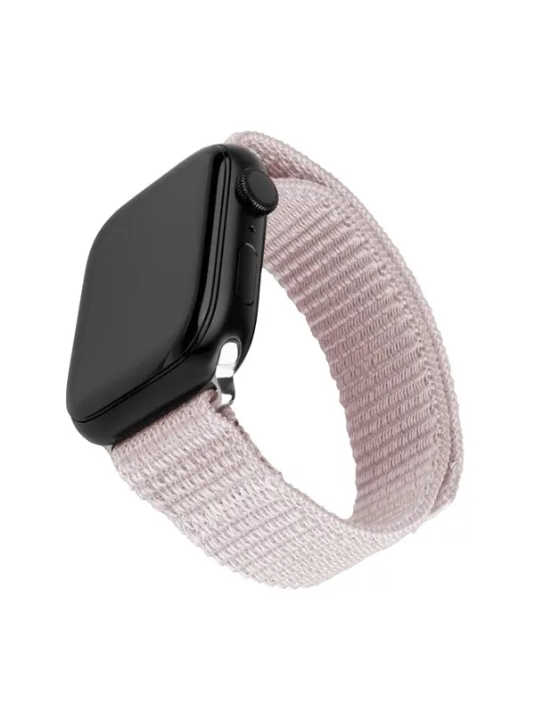FIXED Nylonrem för Apple Watch 38/40/41mm Rosa Guld