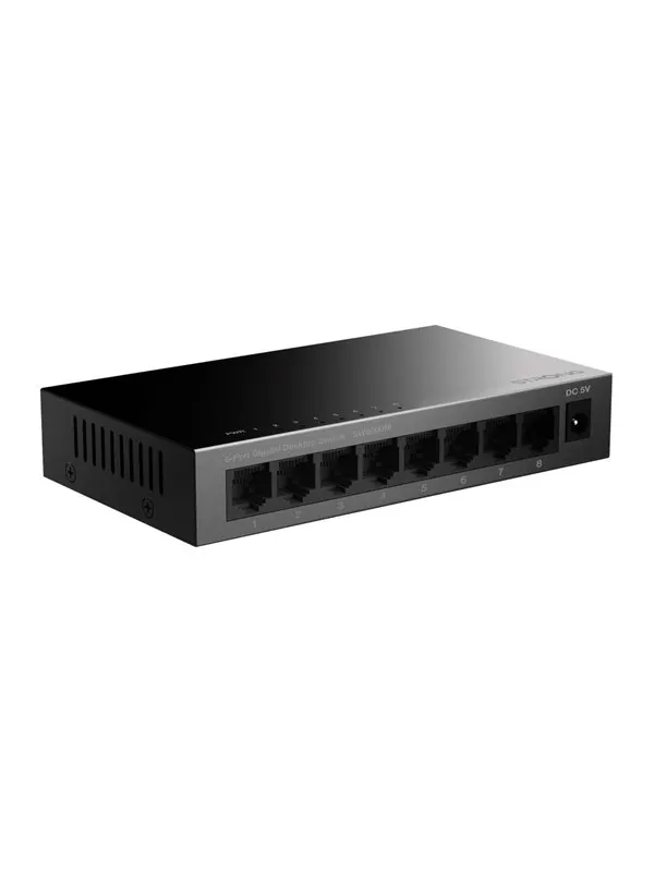 Strong SW8000M Switch - 8-port Gigabit - Metal