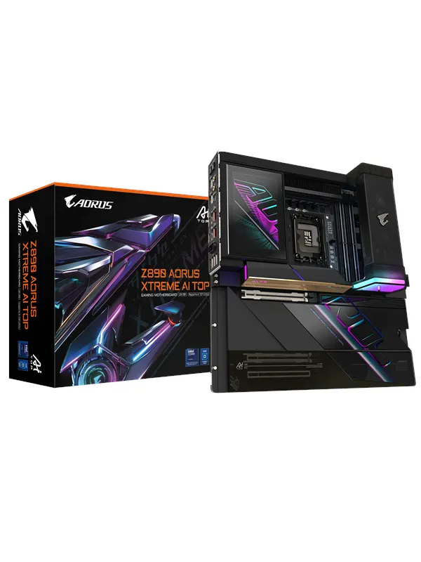 GIGABYTE Z890 AORUS XTREME AI TOP Moderkort - Intel Z890 - Intel LGA1851 - DDR5 RAM - Extended ATX
