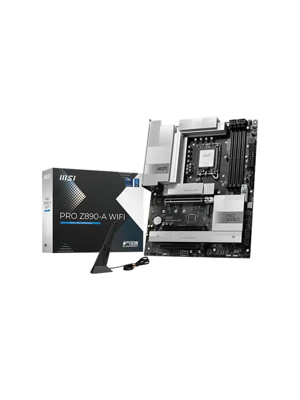 MSI PRO Z890-A WIFI Moderkort - Intel Z890 - Intel LGA1851 - DDR5 RAM - ATX