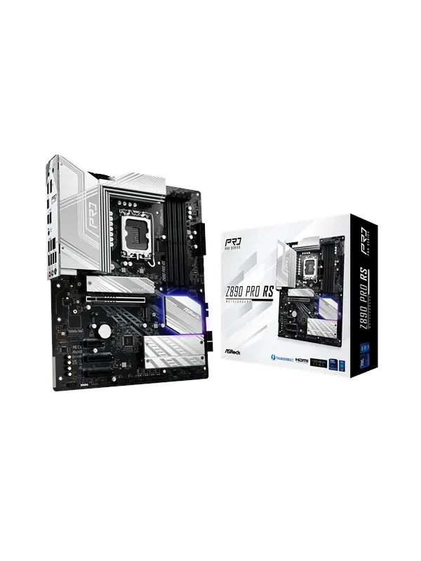 ASRock Z890 PRO RS Moderkort - Intel Z890 - Intel LGA1851 - DDR5 RAM - ATX