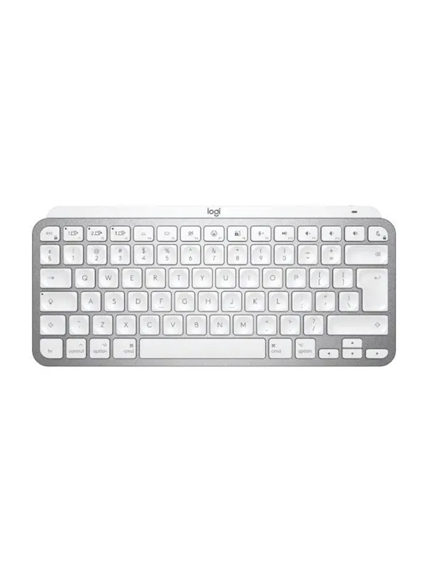 Logitech MX Keys Mini For Mac Wireless Keyboard - Pale Grey - US - Tangentbord - Engelska (US) - Grå