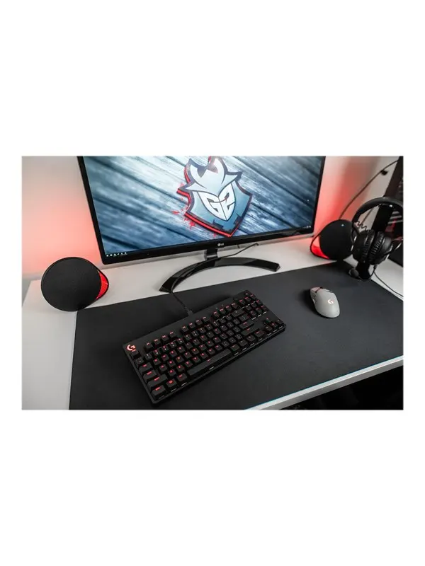 Logitech G Pro Mechanical Gaming Keyboard - keyboard - AZERTY - French - black - Gaming Tangentbord - Fransk - Svart