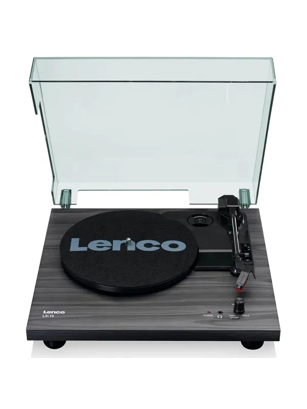 Lenco LS-10BK - Record Player with built-in speakers - Black - Skivspelare Black