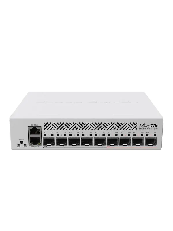 MikroTik CRS310-1G-5S-4S+IN / L3 Switch (4 x 10 Gigabit SFP+ / 5 x Gigabit SFP / 1x 1G RJ45)