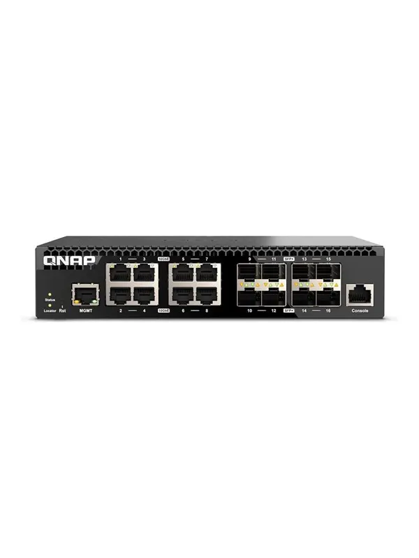 QNAP QSW-M3216R-8S8T 16-Port 10GbE Layer 2 Web Managed Switch