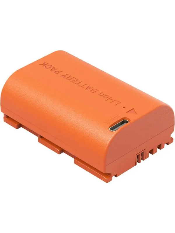SmallRig 5407 Camera Battery USB-C Rechargeable Canon LP-E6P Orange