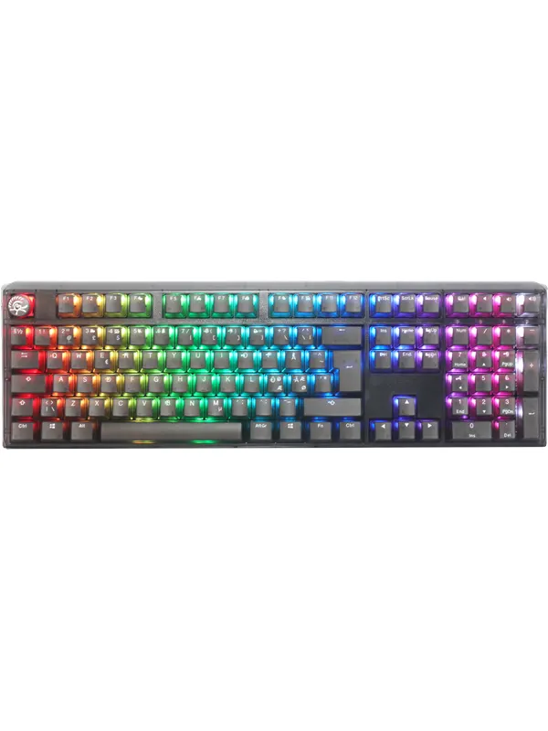 Ducky One 3 - Aura Black Nordic - Fullsize - Gateron Baby Kangaroo- RGB - ND - Gaming Tangentbord - Nordisk - Svart