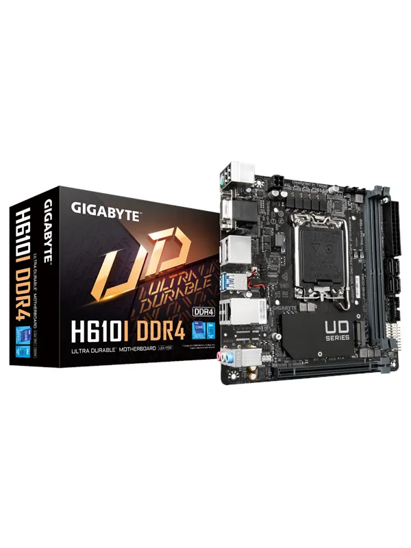 GIGABYTE H610I DDR4 Moderkort - Intel H610 - Intel LGA1700 - DDR4 RAM - Mini-ITX