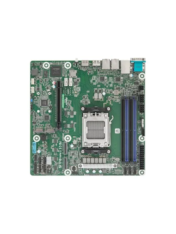 ASRock Rack EPYC4000D4U - motherboard - micro ATX - LGA1718 Socket - AMD X600 Moderkort - AMD X600 - AMD AM5 - DDR5 RAM - Micro-ATX