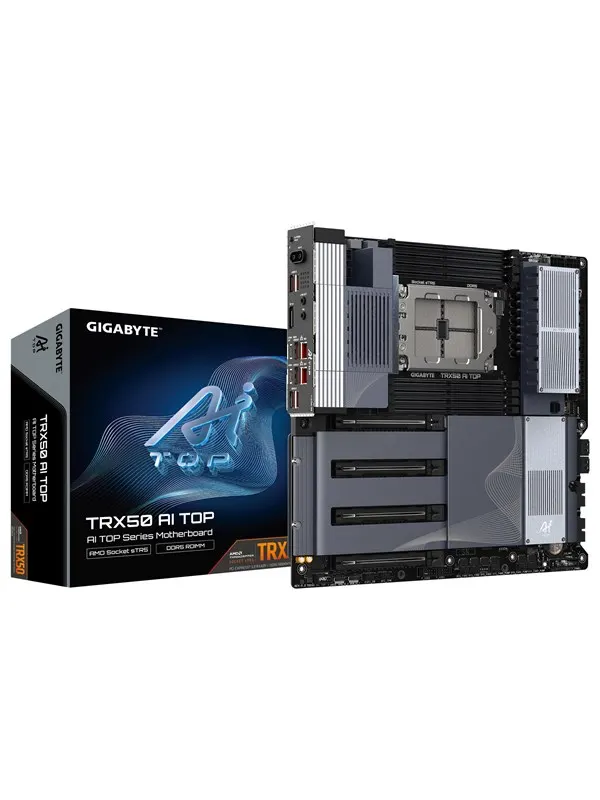 GIGABYTE TRX50 AI TOP Moderkort - AMD TRX50 - AMD sTR5 - DDR5 RAM - Extended ATX