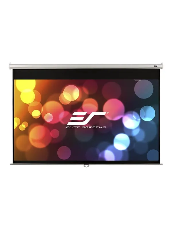 Elite Screens Manual Series M84XWH-E30 - 84" - MaxWhite - Standard-Throw