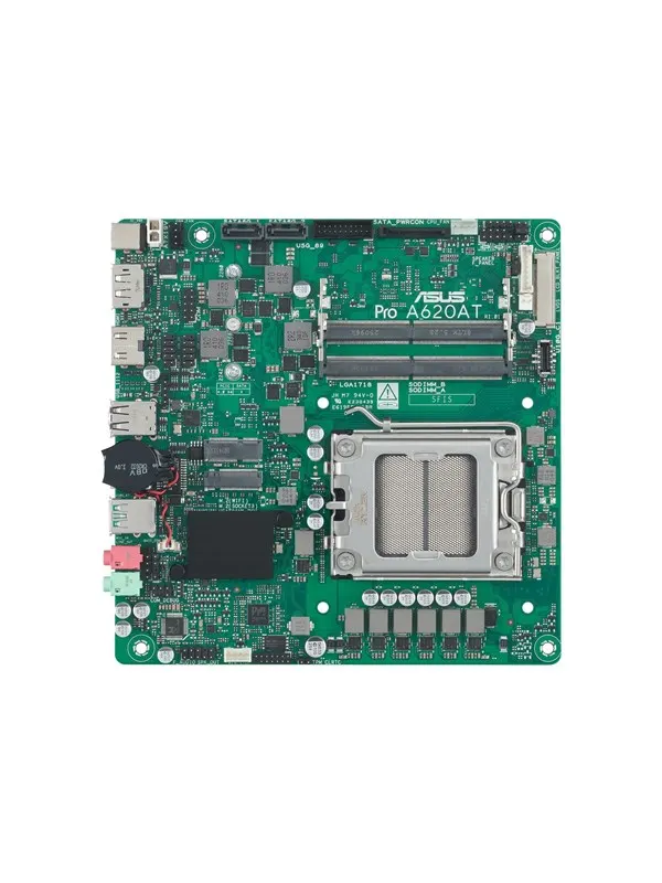 ASUS PRO A620AT-CSM Moderkort - AMD A620A - AMD AM5 - DDR5 RAM - Mini-ITX