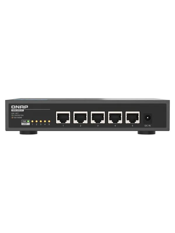 QNAP QSW-3205-5T 5-Port 10GbE Unmanaged Switch