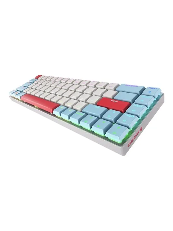 Cherry MX MX-LP 2.1 - Gaming Tangentbord - Tysk - Vit