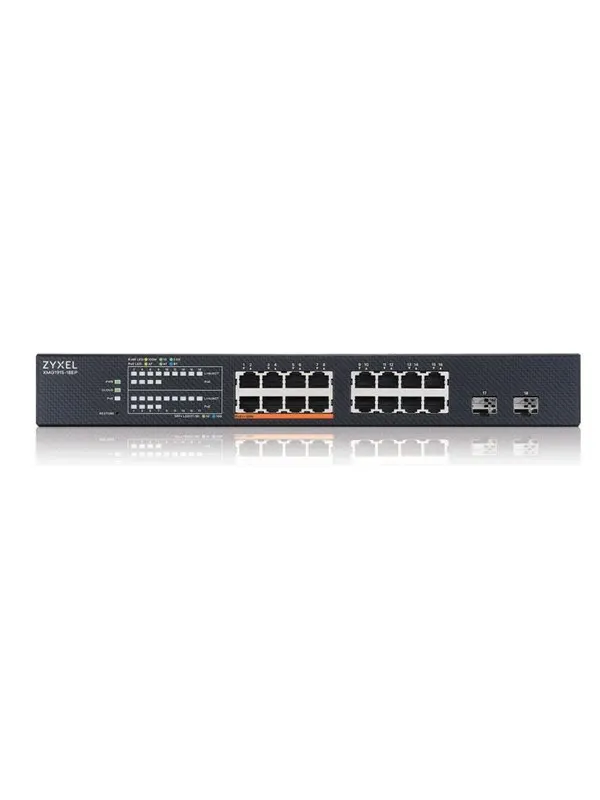 ZyXEL XMG1915 16-Port 2.5GbE Smart Managed Switch with 2 SFP+ Uplink (180W)