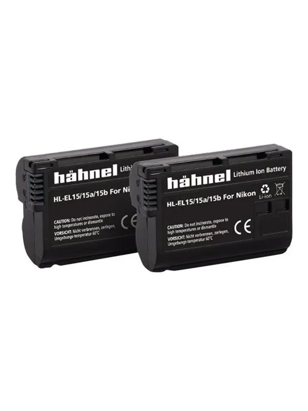 Hähnel Battery Nikon HL-EL15/15A/15B / EN-EL15A/B Twin Pack