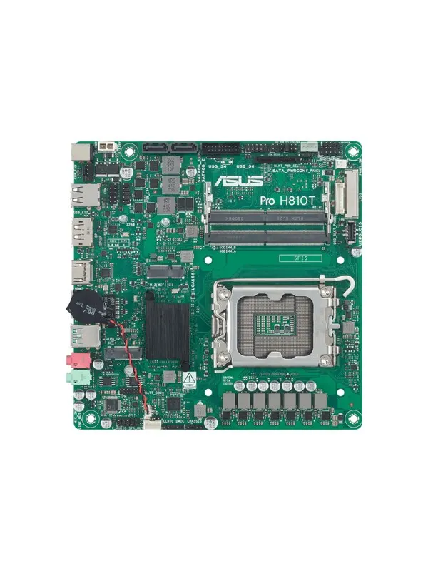 ASUS PRO H810T-CSM Moderkort - Intel H810 - Intel LGA1851 - DDR5 RAM - Mini-ITX