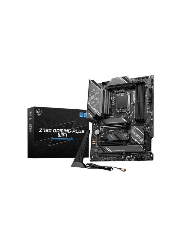 MSI Z790 GAMING PLUS WIFI Moderkort - Intel Z790 - Intel LGA1700 - DDR5 RAM - ATX