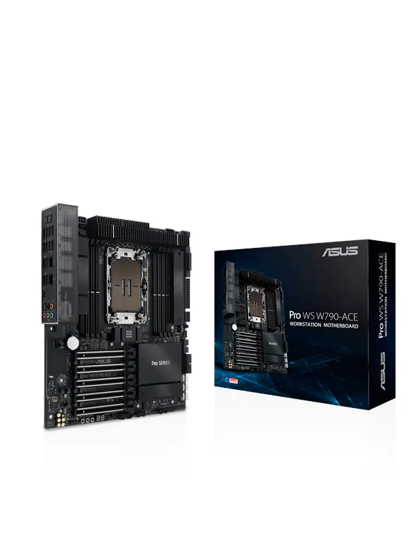ASUS PRO WS W790-ACE Moderkort - Intel W790 - Intel LGA4677 - DDR5 RAM - SSI (Server)