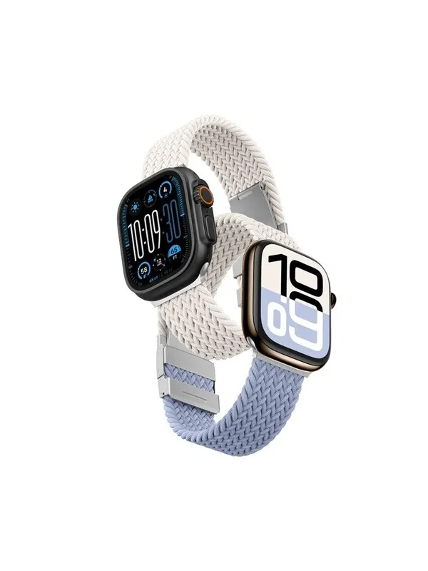 AmazingThing Set of 2 Blend Band for Apple Watch 45/46/49mm - Space Blue/Stellar